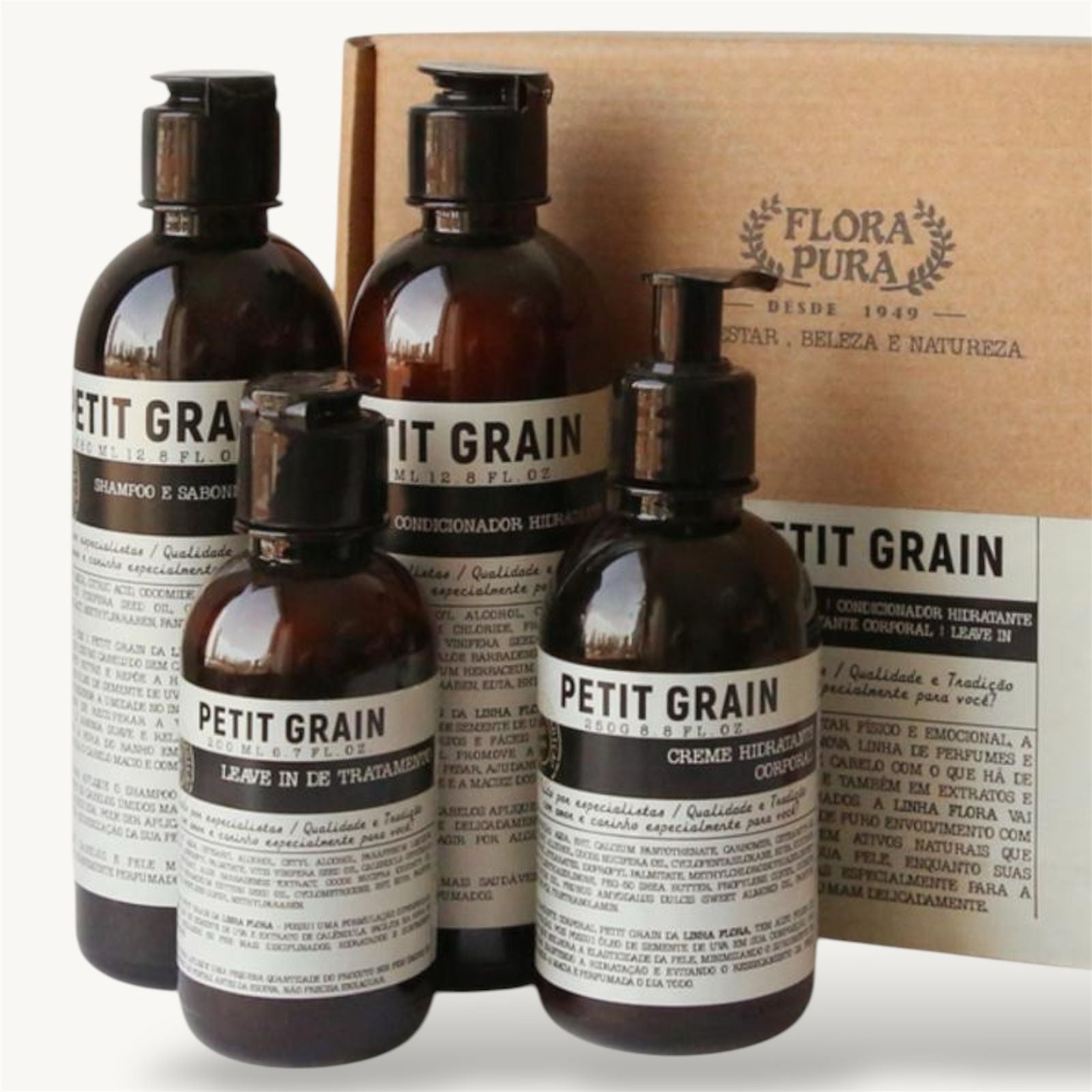 LINHA DE PETIT GRAIN - PARA CABELOS SECOS SEM VIDA