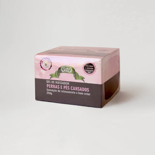 GEL DE MASSAGEM PERNAS E PÉS CANSADOS 250G